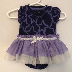 Cat and Jack onesie with tutu